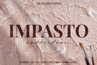 12 Impasto Fine Art Acrylic Paint Textures: A Designer's Guide
