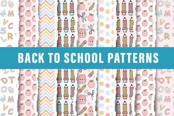 Back to School Digital Papers Patterns: A Designer's Toolkit