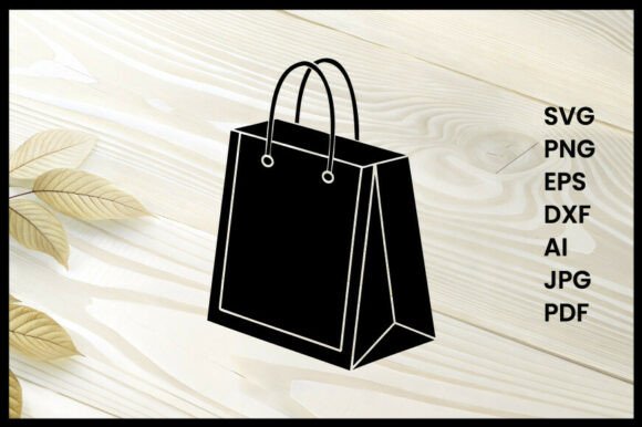 Duty Free Shopping Bag Vector: A Modern Design Asset