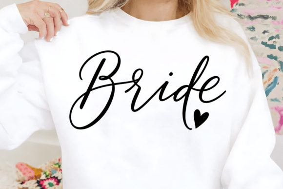 Elegant Bride Script Calligraphy: A Design Asset for Timeless Wedding Projects