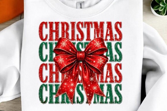 Elegant Coquette Christmas Sublimation PNG for Festive Design